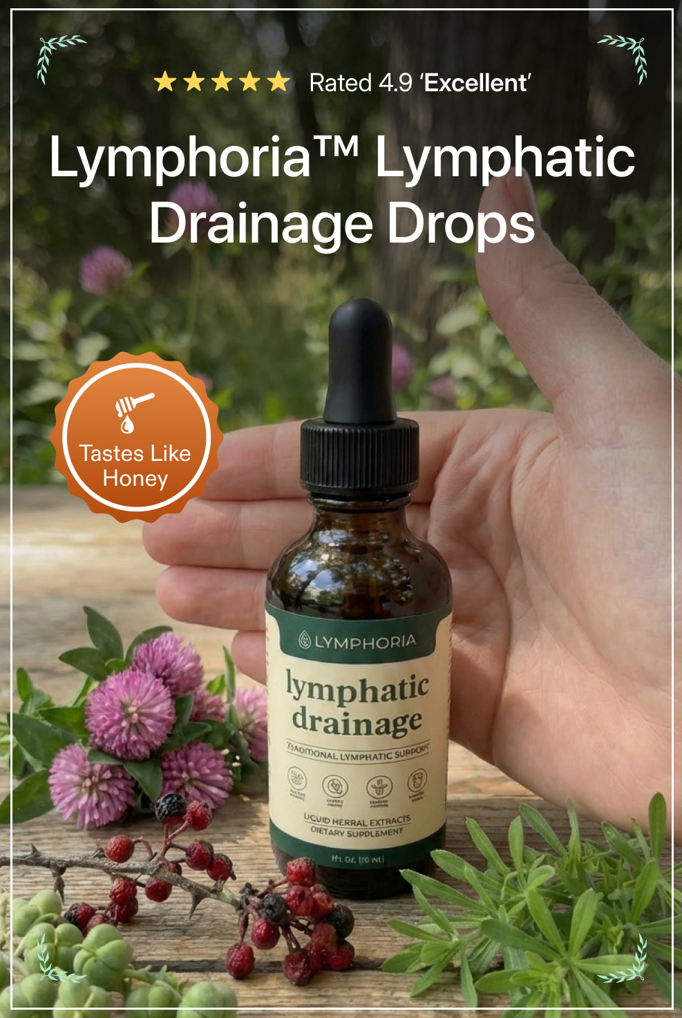 Biolgical Lymphatic Drainage Drops bottle