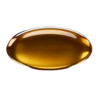 A Biolgical cold-pressed softgel, turning