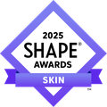 2025 SHAPE Skin Award seal