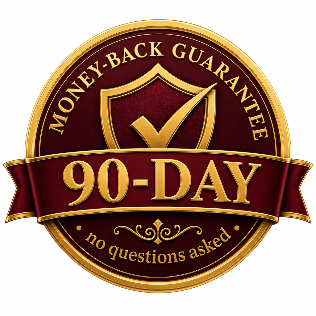 90-day money-back guarantee