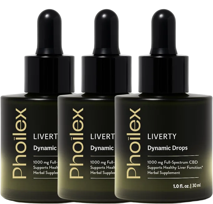 3 Bottles of Liverty Dynamic Drops