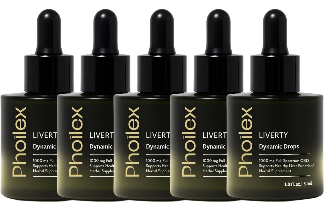 5 Bottles of Liverty Dynamic Drops