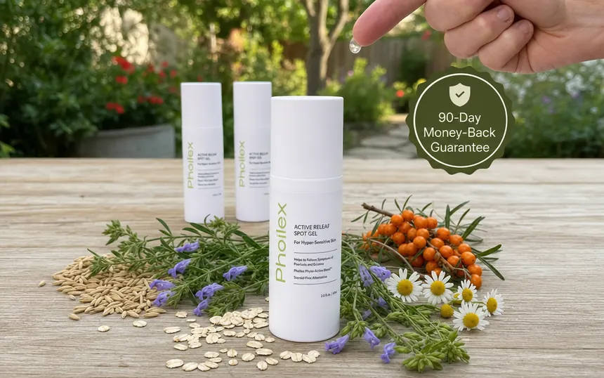 Active ReLeaf Spot Gel with its botanical sources