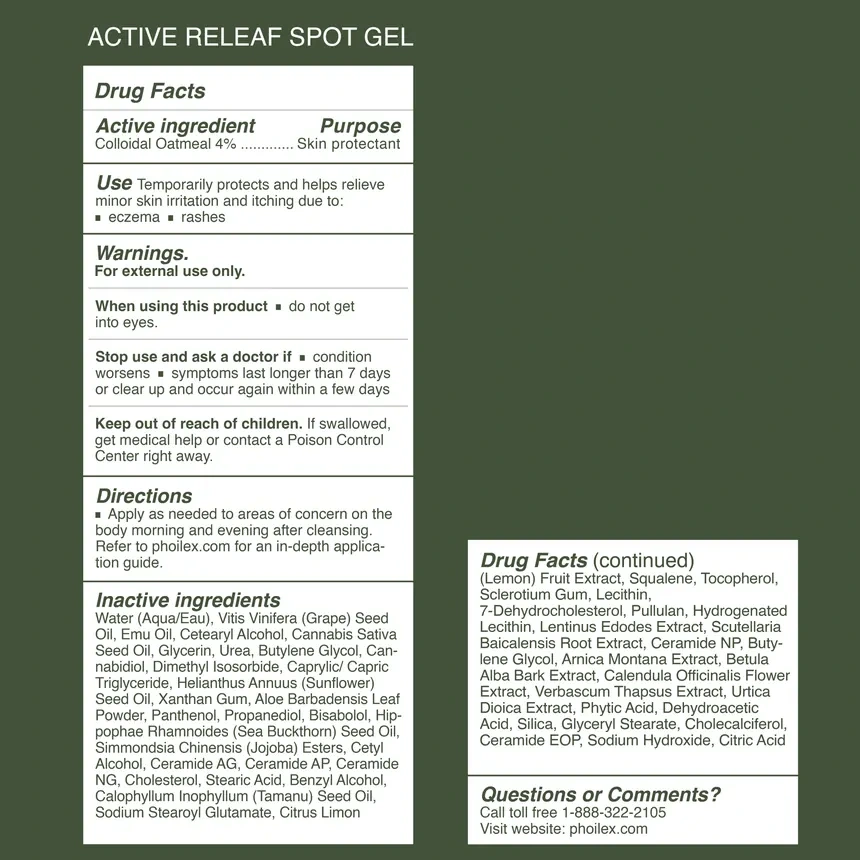 Active ReLeaf Spot Gel - Phoilex