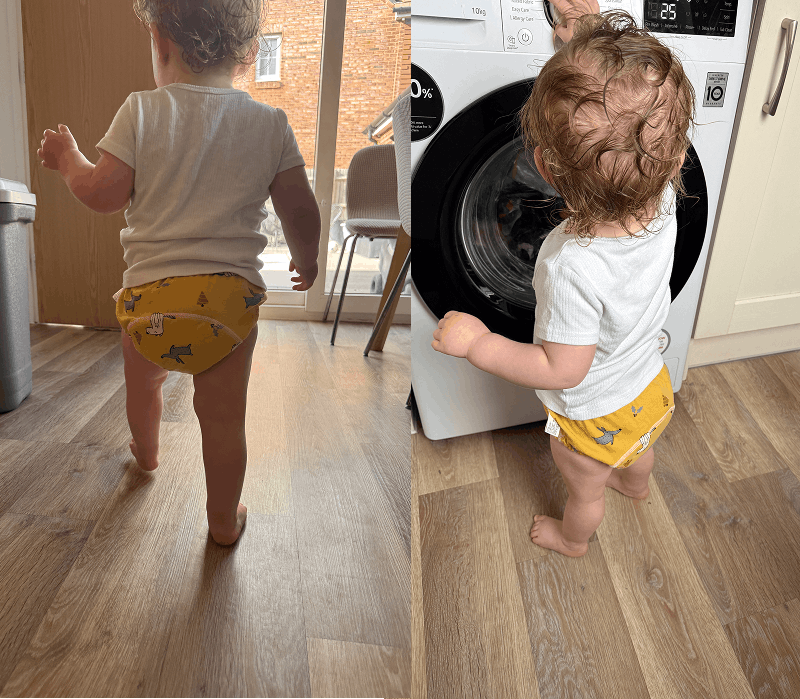 Child independently using potty with Clairmont