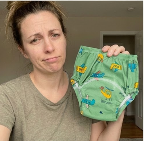 Autistic child potty training