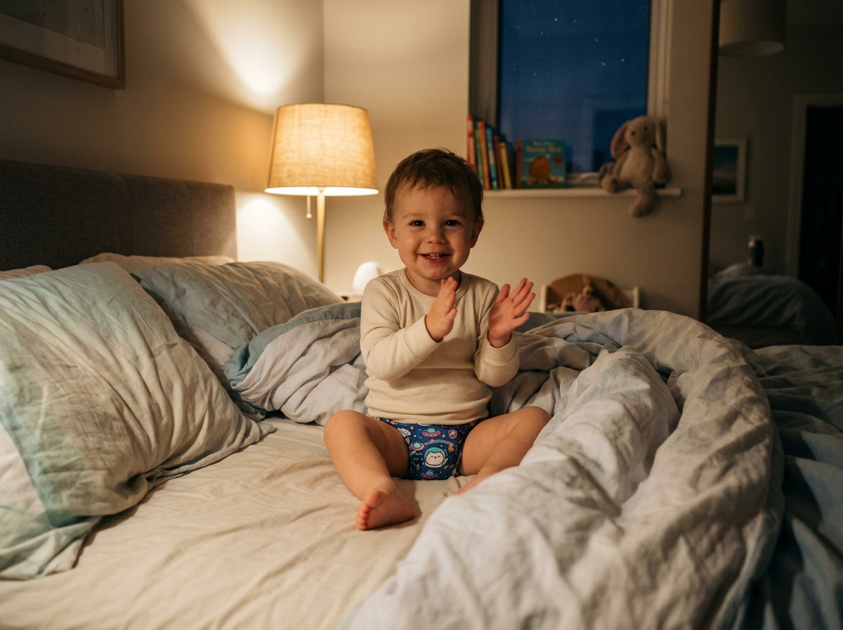 Happy trained toddler