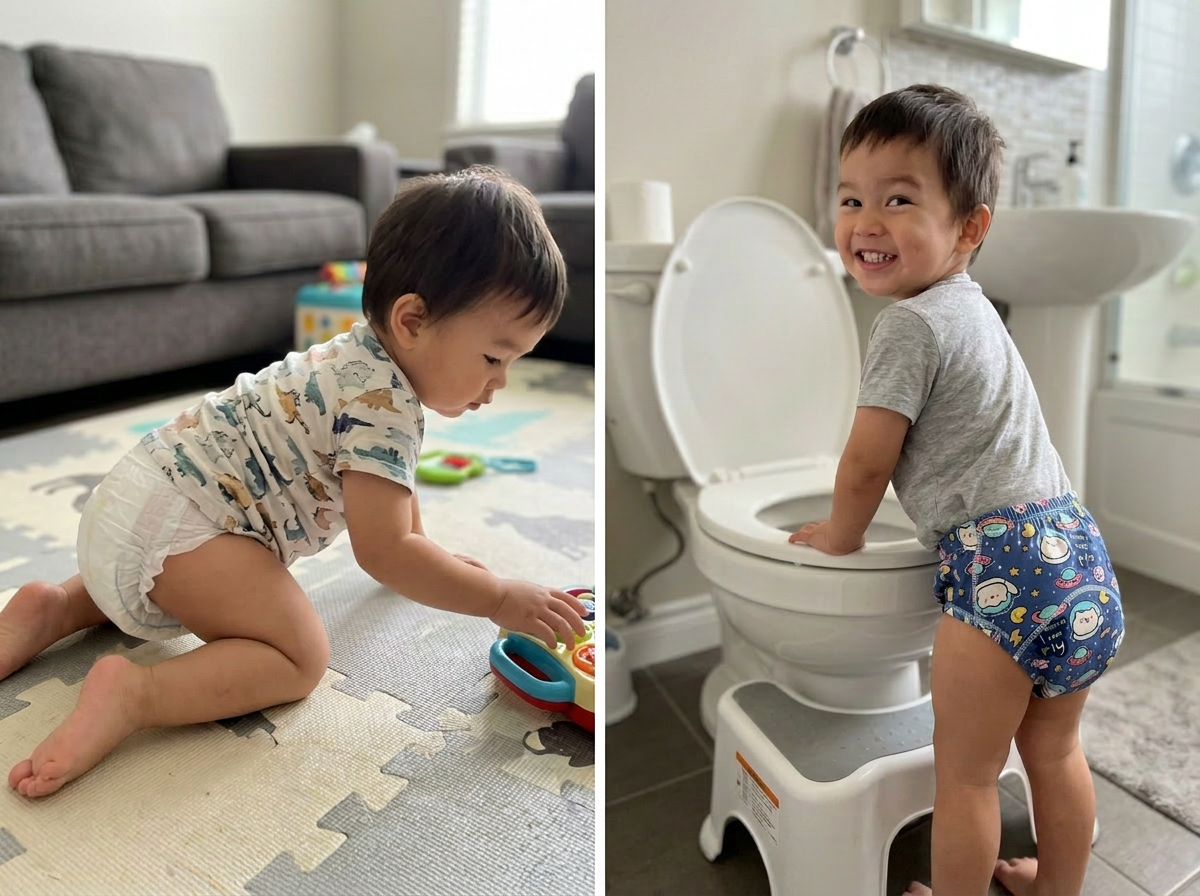 Toddler potty training
